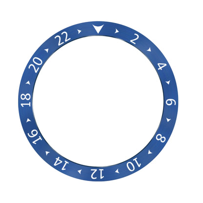 For Samsung Galaxy Watch Ultra 47mm Style C Smart Watch Dial Stainless Steel Bezel Ring Cover(Blue) by bashfashion