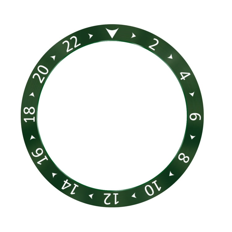 For Samsung Galaxy Watch Ultra 47mm Style C Smart Watch Dial Stainless Steel Bezel Ring Cover(Green) by bashfashion