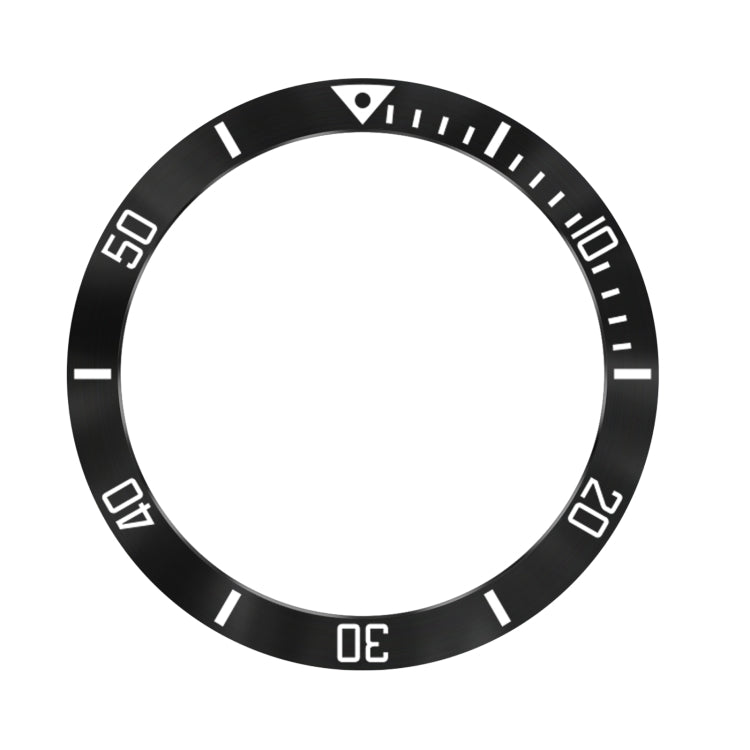 For Samsung Galaxy Watch Ultra 47mm Style B Smart Watch Dial Stainless Steel Bezel Ring Cover(Black) by bashfashion