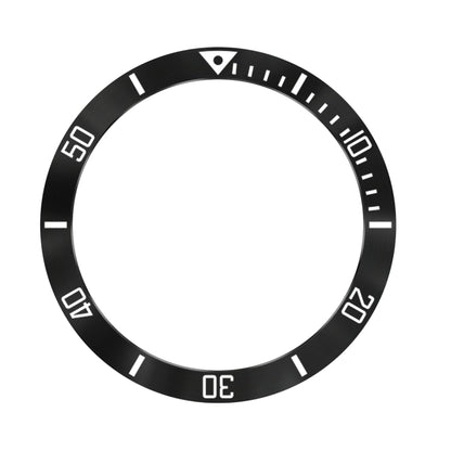 For Samsung Galaxy Watch Ultra 47mm Style B Smart Watch Dial Stainless Steel Bezel Ring Cover(Black) by bashfashion