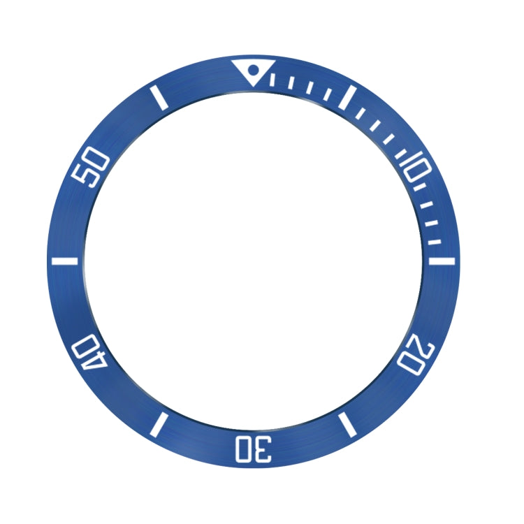 For Samsung Galaxy Watch Ultra 47mm Style B Smart Watch Dial Stainless Steel Bezel Ring Cover(Blue) by bashfashion