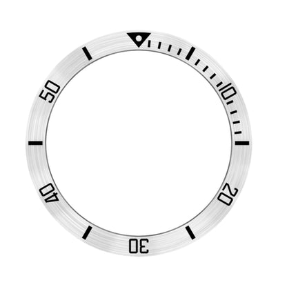 For Samsung Galaxy Watch Ultra 47mm Style B Smart Watch Dial Stainless Steel Bezel Ring Cover(Silver) by bashfashion