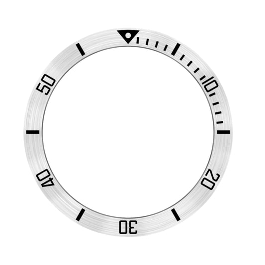 For Samsung Galaxy Watch Ultra 47mm Style B Smart Watch Dial Stainless Steel Bezel Ring Cover(Silver) by bashfashion