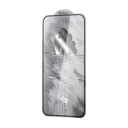 For iPhone 16 / 15 WK WTP-087 Space King Kong 9D Curved HD Tempered Glass Screen Protector by WK