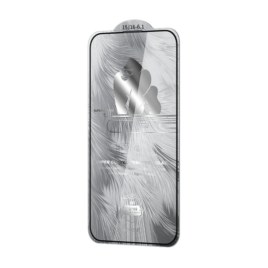 For iPhone 16 / 15 WK WTP-087 Space King Kong 9D Curved HD Tempered Glass Screen Protector by WK
