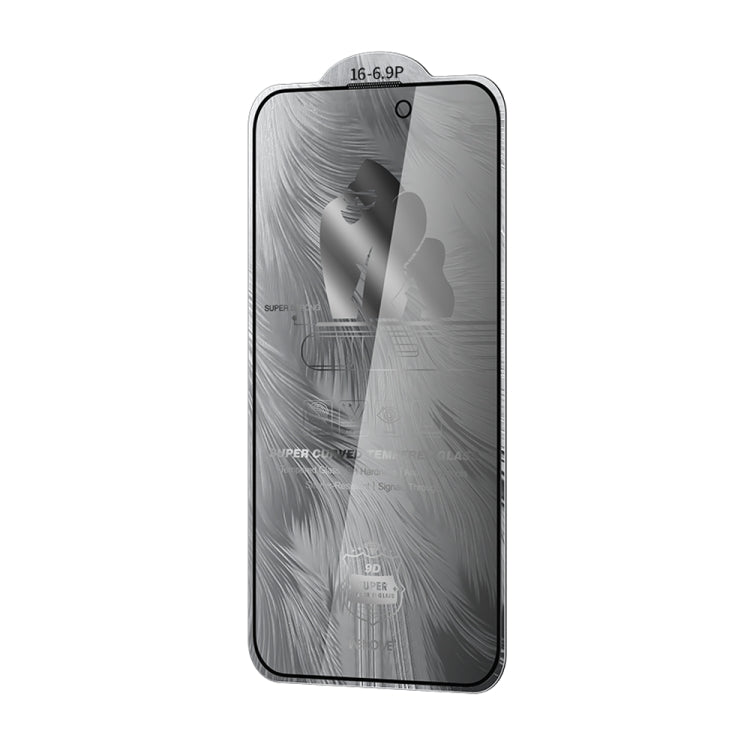 For iPhone 16 Pro Max WK WTP-088 Space King Kong 9D Curved 28 Degree Privacy Tempered Glass Film by WK