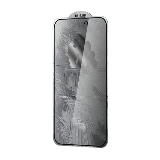 For iPhone 16 Pro Max WK WTP-088 Space King Kong 9D Curved 28 Degree Privacy Tempered Glass Film by WK