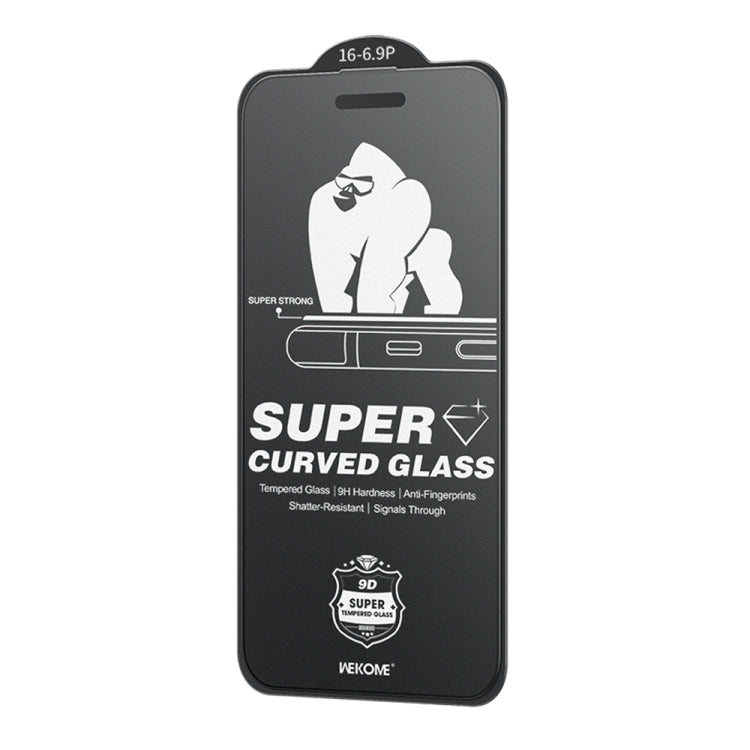 For iPhone 16 Pro Max WK WTP-094 King Kong 6D Curved Frosted Tempered Glass Film by WK