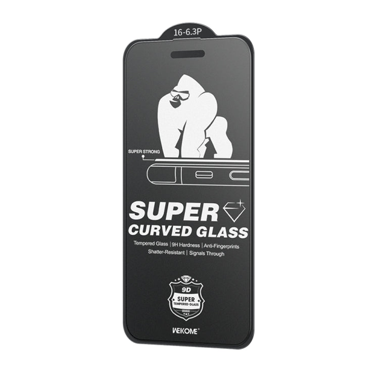 For iPhone 16 Pro WK WTP-094 King Kong 6D Curved Frosted Tempered Glass Film by WK