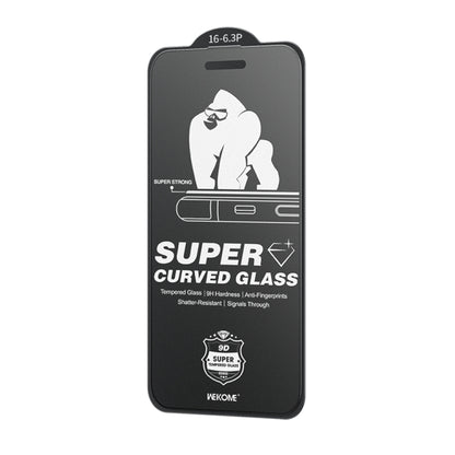 For iPhone 16 Pro WK WTP-094 King Kong 6D Curved Frosted Tempered Glass Film by WK