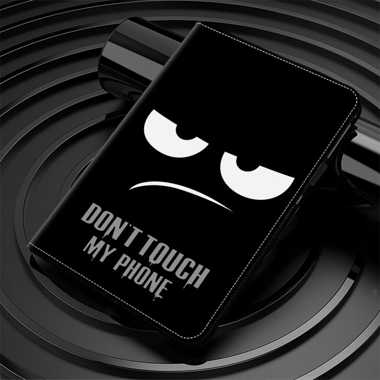 For Honor Pad X9 Crystal Texture Painted Leather Tablet Case(Dont Touch My Phone) by bashfashion