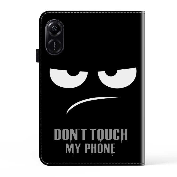 For Honor Pad X9 Crystal Texture Painted Leather Tablet Case(Dont Touch My Phone) by bashfashion