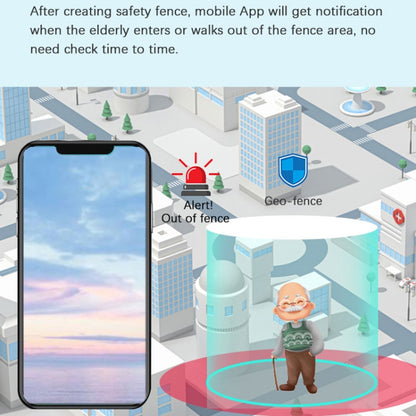 RF-V52-A 1.85 inch Screen GPS Smart Tracker WatchBand Support SOS Call / Health Monitoring For Asia / Europe / Africa / Australia(Red) by bashfashion