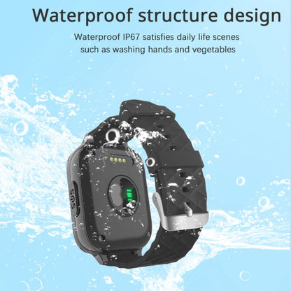 RF-V52-B 1.85 inch Screen GPS Smart Tracker WatchBand Support SOS Call / Health Monitoring For North America / South America(Black) by bashfashion