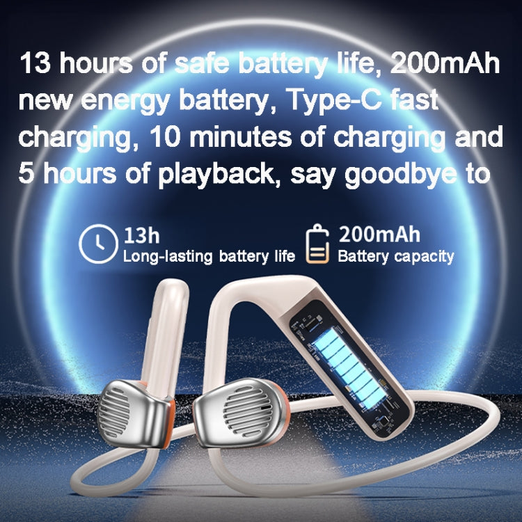 WEKOME Beluga G1 PhanWing Open-ear True Wireless Stereo Bluetooth Earphones(Orange) by WK