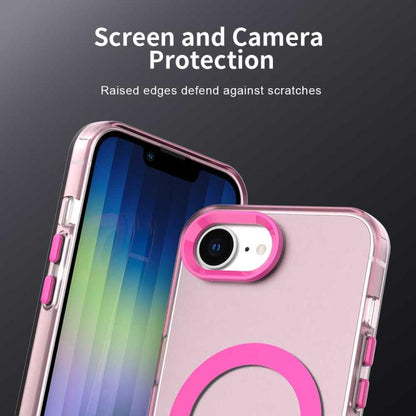 For iPhone 16e Candy Magsafe PC Hybrid TPU Phone Case(Red) by bashfashion