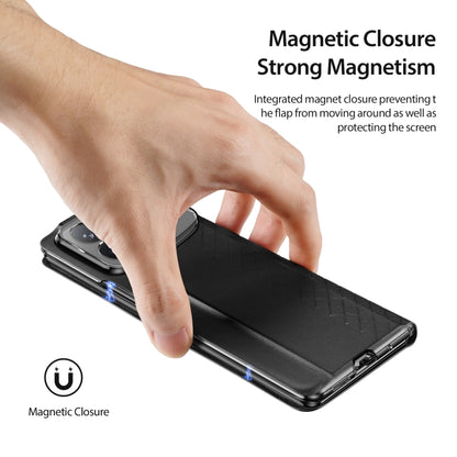 For Xiaomi Mix Fold 4 DUX DUCIS Bril Series PU + TPU Phone Case(Black) by DUX DUCIS