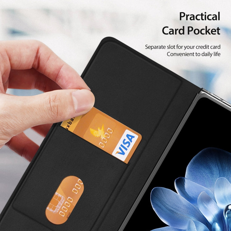 For Xiaomi Mix Fold 4 DUX DUCIS Bril Series PU + TPU Phone Case(Black) by DUX DUCIS