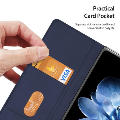 For Xiaomi Mix Fold 4 DUX DUCIS Bril Series PU + TPU Phone Case(Blue) by DUX DUCIS