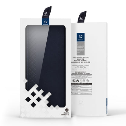 For Xiaomi Mix Fold 4 DUX DUCIS Bril Series PU + TPU Phone Case(Blue) by DUX DUCIS