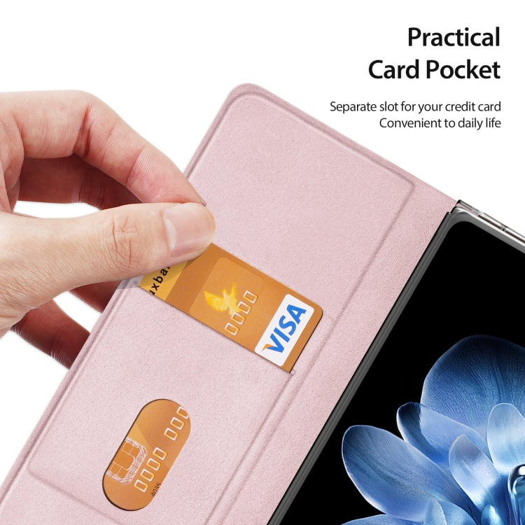 For Xiaomi Mix Fold 4 DUX DUCIS Bril Series PU + TPU Phone Case(Pink) by DUX DUCIS