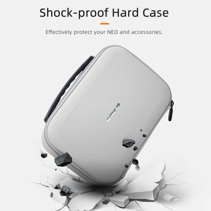 For DJI Neo Sunnylife Drone Batteries Kit Storage Case Box Suitcase(White) by Sunnylife