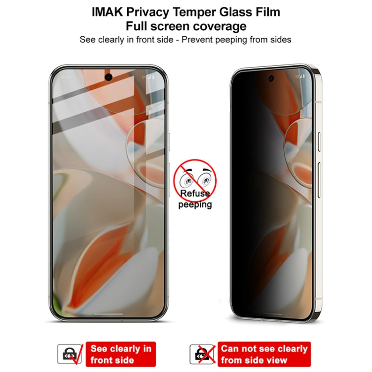 For Google Pixel 9 Pro XL imak HD Full Screen Anti-spy Tempered Glass Protective Film by imak