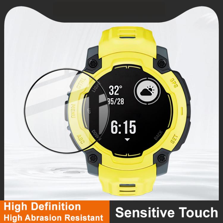 For Garmin Instinct E 45mm imak Plexiglass HD Watch Protective Film by imak