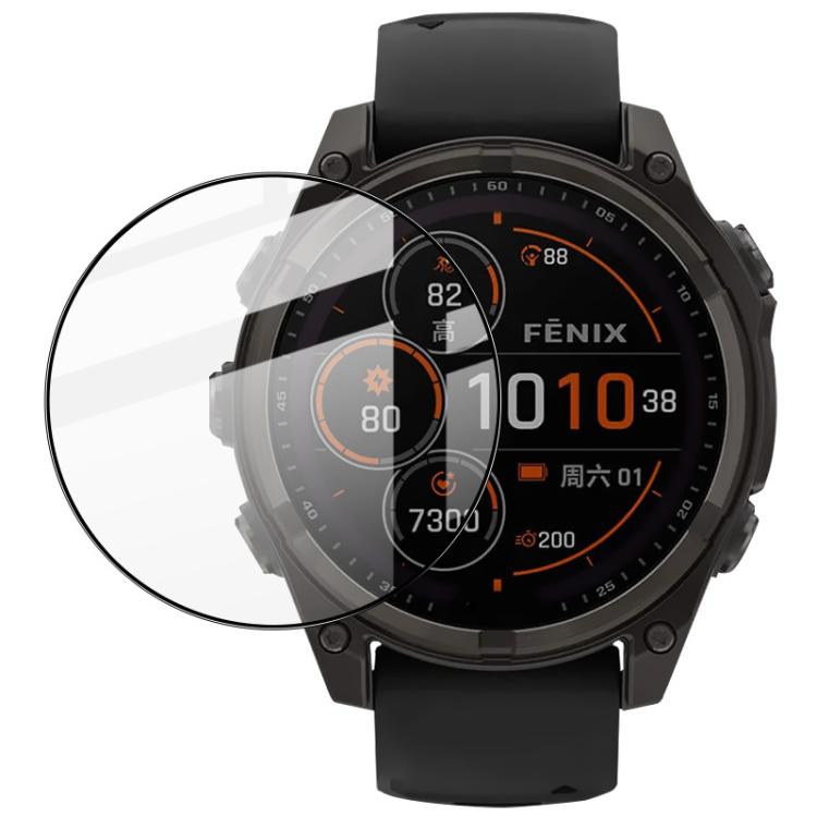 For Garmin fenix 8 Solar 51mm imak Plexiglass HD Watch Protective Film by imak