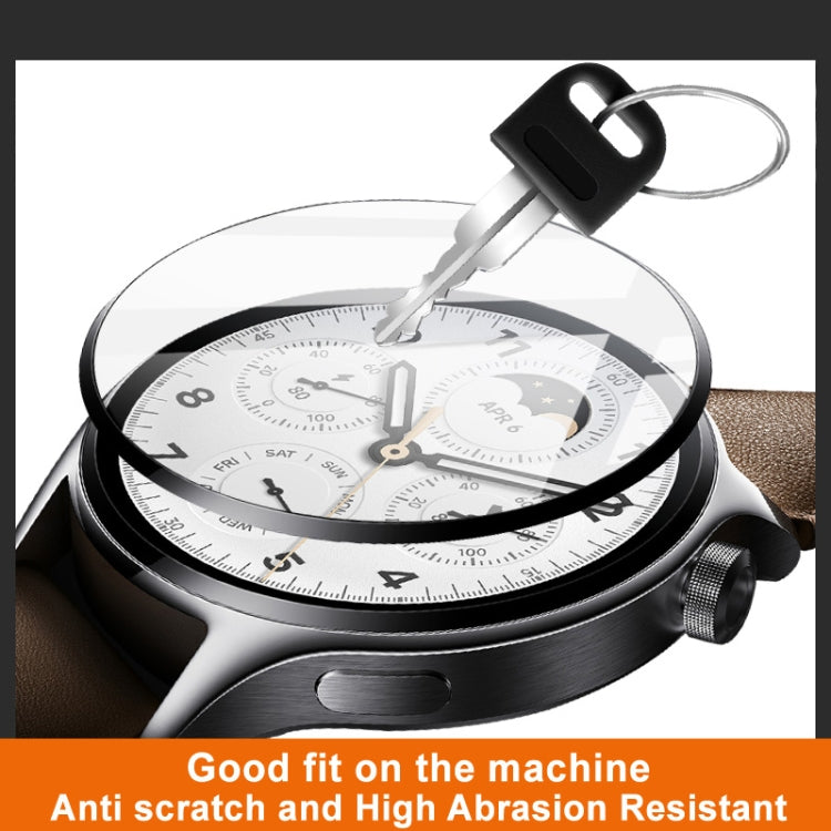 For Garmin fenix 8 Solar 47mm imak Plexiglass HD Watch Protective Film by imak