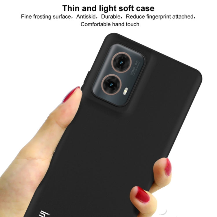 For Motorola Moto G85 5G / S50 Neo 5G IMAK UC-3 Series Shockproof Frosted TPU Phone Case(Black) by imak