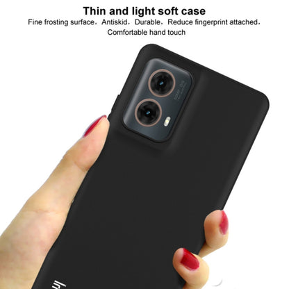 For Motorola Moto G85 5G / S50 Neo 5G IMAK UC-3 Series Shockproof Frosted TPU Phone Case(Black) by imak