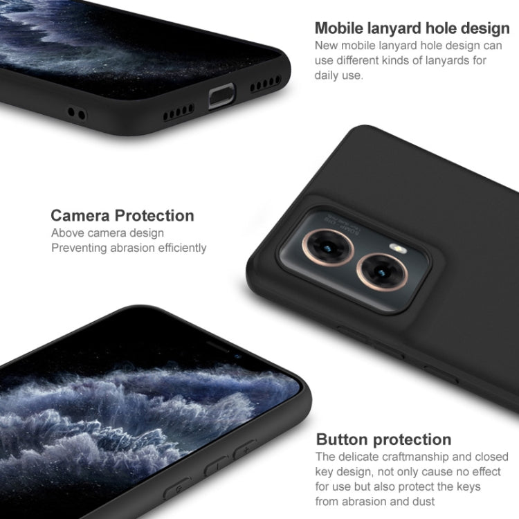 For Motorola Moto G85 5G / S50 Neo 5G IMAK UC-3 Series Shockproof Frosted TPU Phone Case(Black) by imak