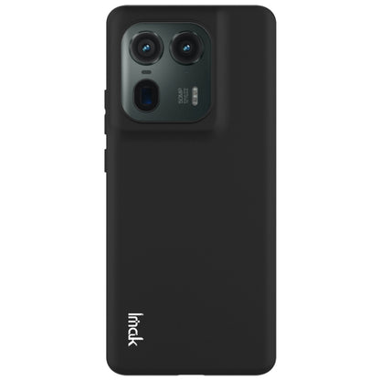 For Motorola Edge 50 Ultra IMAK UC-3 Series Shockproof Frosted TPU Phone Case(Black) by imak
