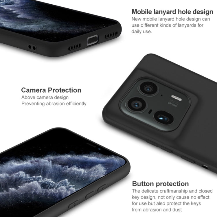 For Motorola Moto X50 Ultra IMAK UC-3 Series Shockproof Frosted TPU Phone Case(Black) by imak