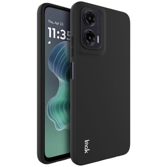 For Motorola Moto G35 5G IMAK UC-3 Series Shockproof Frosted TPU Phone Case(Black) by imak