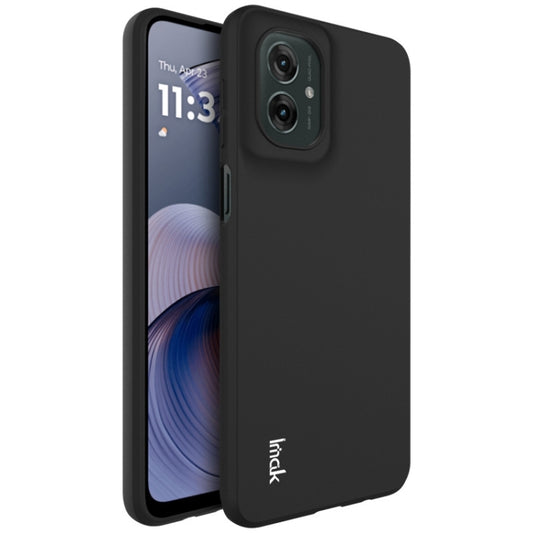 For Motorola Moto G55 5G IMAK UC-3 Series Shockproof Frosted TPU Phone Case(Black) by imak