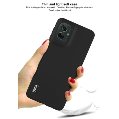 For Motorola Moto G55 5G IMAK UC-3 Series Shockproof Frosted TPU Phone Case(Black) by imak