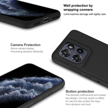 For Motorola Edge 50 Neo IMAK UC-3 Series Shockproof Frosted TPU Phone Case(Black) by imak