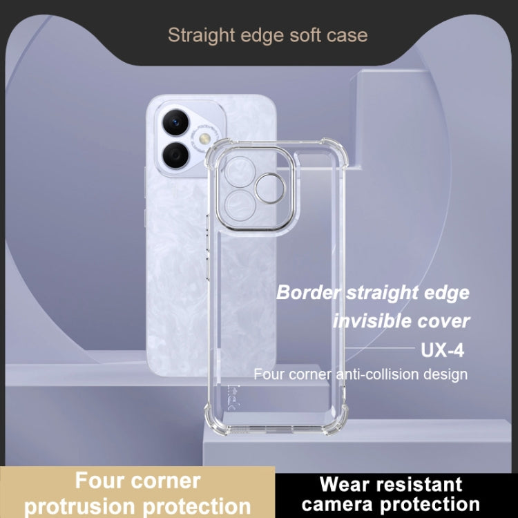 For Honor X60i 5G IMAK UX-4 Series Four-corner Shockproof Phone Case(Transparent) by imak