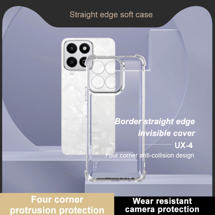 For Honor Play 60 Plus IMAK UX-4 Series Four-corner Shockproof Phone Case(Transparent) by imak