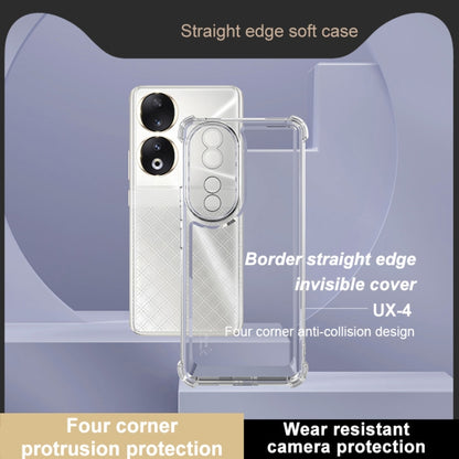 For Honor 90 IMAK UX-4 Series Four-corner Shockproof Phone Case(Transparent) by imak