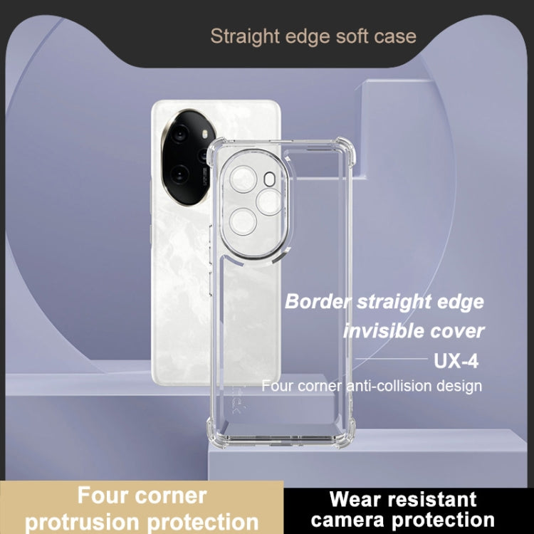 For Honor 100 Pro IMAK UX-4 Series Four-corner Shockproof Phone Case(Transparent) by imak
