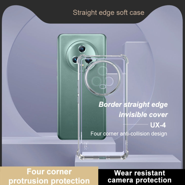 For Honor Magic5 IMAK UX-4 Series Four-corner Shockproof Phone Case(Transparent) by imak