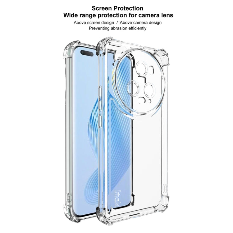 For Honor Magic5 Pro IMAK UX-4 Series Four-corner Shockproof Phone Case(Transparent) by imak