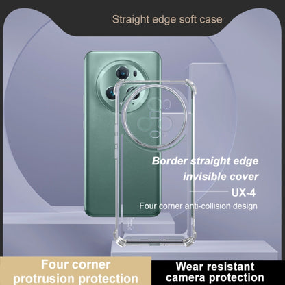For Honor Magic5 Pro IMAK UX-4 Series Four-corner Shockproof Phone Case(Transparent) by imak