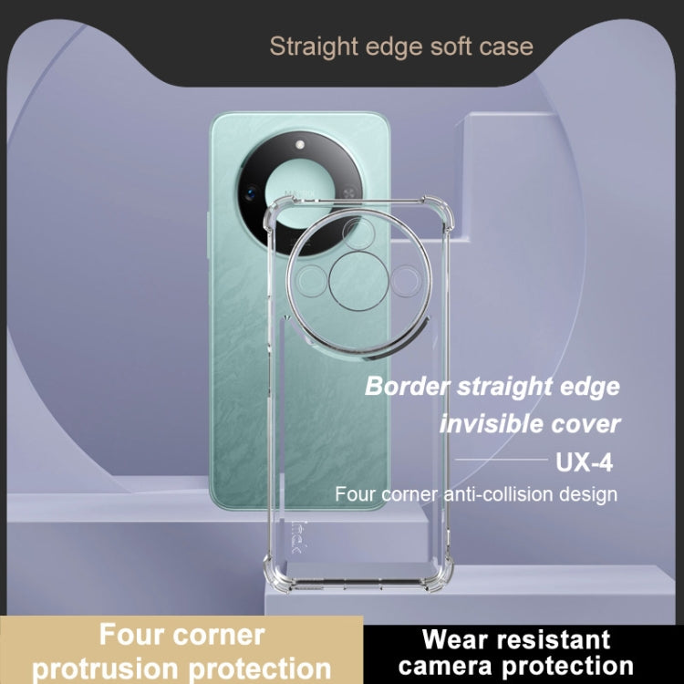 For Honor X60 IMAK UX-4 Series Four-corner Shockproof Phone Case(Transparent) by imak