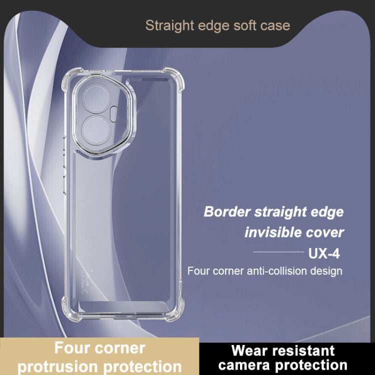 For Honor 300 IMAK UX-4 Series Four-corner Shockproof Phone Case(Transparent) by imak