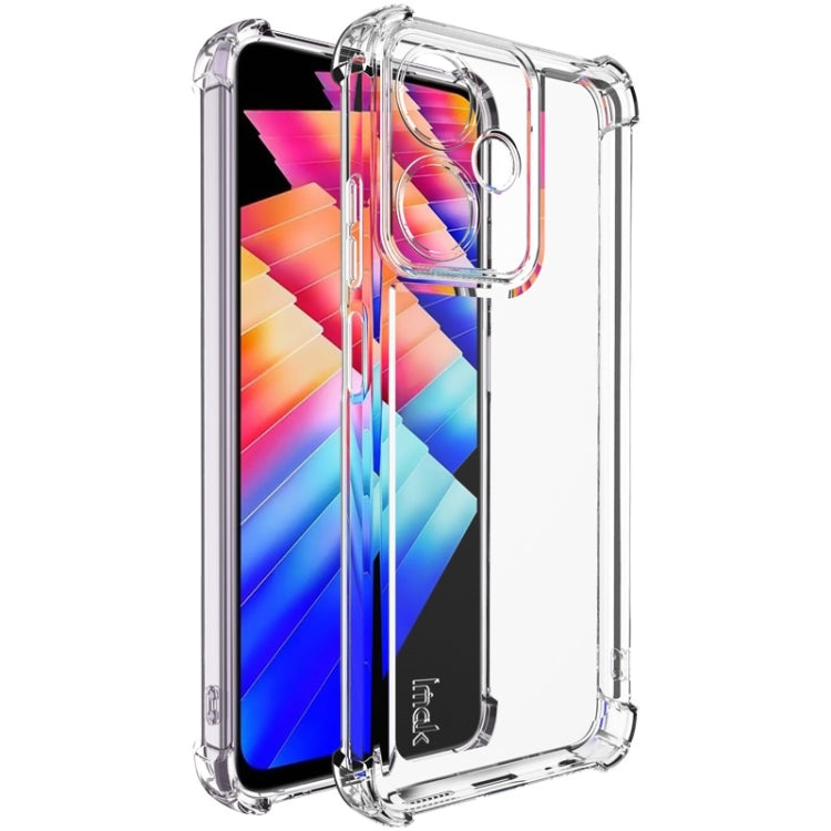 For Infinix Hot 30 Play / 30 Play NFC IMAK UX-4 Series Four-corner Shockproof Phone Case(Transparent) by imak