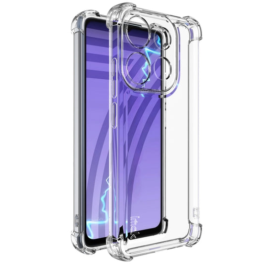 For Tecno POP 7 / POP 7 Pro IMAK UX-4 Series Four-corner Shockproof Phone Case(Transparent) by imak